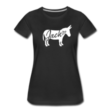 Load image into Gallery viewer, Women&#39;s &#39;Jack&#39; V-Neck T-Shirt - black
