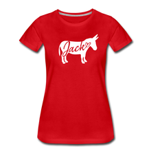 Load image into Gallery viewer, Women&#39;s &#39;Jack&#39; V-Neck T-Shirt - red
