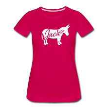 Load image into Gallery viewer, Women&#39;s &#39;Jack&#39; V-Neck T-Shirt - dark pink
