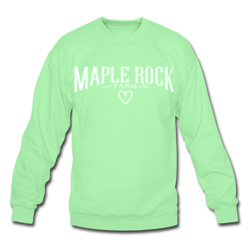 Crewneck Maple Rock Farm <3 Sweatshirt - lime