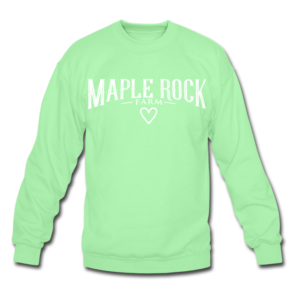 Crewneck Maple Rock Farm <3 Sweatshirt - lime