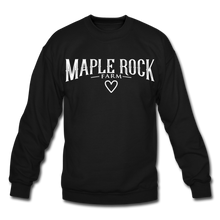 Load image into Gallery viewer, Crewneck Maple Rock Farm &lt;3 Sweatshirt - black
