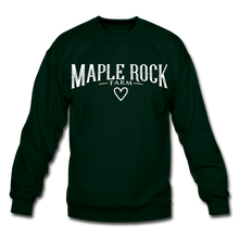 Load image into Gallery viewer, Crewneck Maple Rock Farm &lt;3 Sweatshirt - forest green
