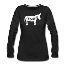 Load image into Gallery viewer, Women&#39;s &#39;Jack&#39; Long Sleeve T-Shirt - black
