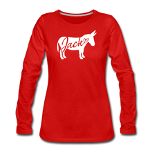 Load image into Gallery viewer, Women&#39;s &#39;Jack&#39; Long Sleeve T-Shirt - red
