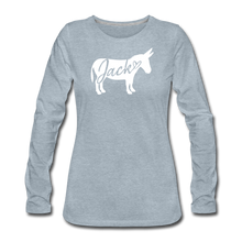 Load image into Gallery viewer, Women&#39;s &#39;Jack&#39; Long Sleeve T-Shirt - heather ice blue
