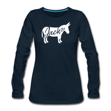 Load image into Gallery viewer, Women&#39;s &#39;Jack&#39; Long Sleeve T-Shirt - deep navy
