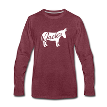 Load image into Gallery viewer, Men&#39;s &#39;Jack&#39; Long Sleeve T-Shirt - heather burgundy
