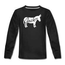 Load image into Gallery viewer, Kid&#39;s &#39;Jack&#39; Long Sleeve T-Shirt - black
