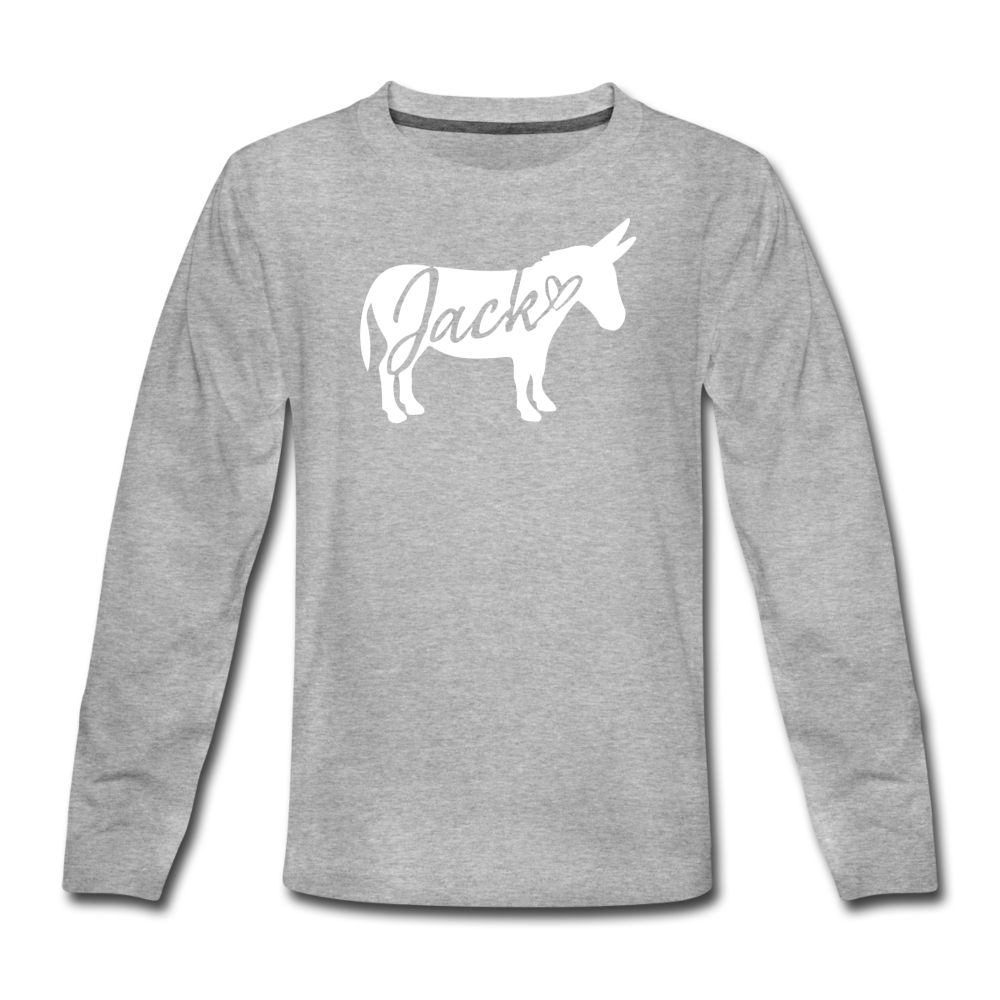 Kid's 'Jack' Long Sleeve T-Shirt - heather gray