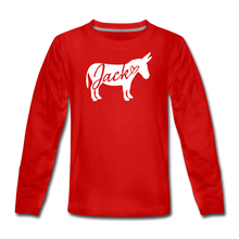 Load image into Gallery viewer, Kid&#39;s &#39;Jack&#39; Long Sleeve T-Shirt - red
