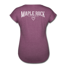 Load image into Gallery viewer, Women&#39;s &#39;Jack&#39; V-Neck T-Shirt - heather plum
