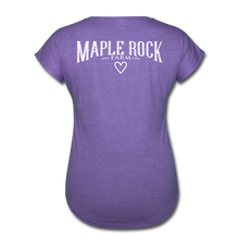 Load image into Gallery viewer, Women&#39;s &#39;Jack&#39; V-Neck T-Shirt - purple heather
