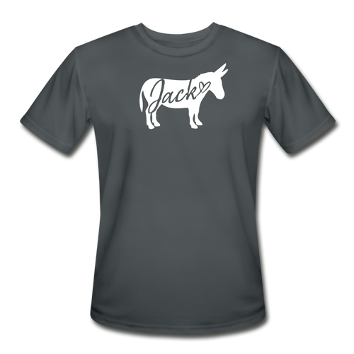 Men’s 'Jack' Moisture Wicking T-Shirt - charcoal