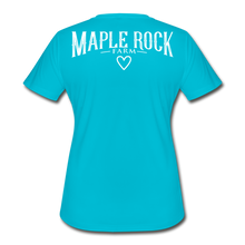 Load image into Gallery viewer, Women&#39;s &#39;Jack&#39; Moisture Wicking T-Shirt - turquoise
