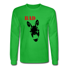 Load image into Gallery viewer, Men&#39;s Long Sleeve Bad T-Shirt - bright green
