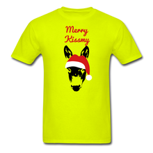 Load image into Gallery viewer, Men&#39;s Merry Kissmy T-Shirt - safety green
